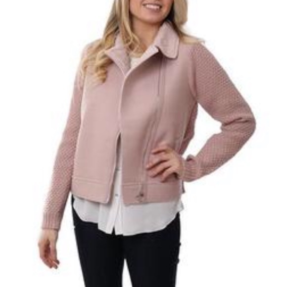 Metric knots Moto jacket sweater NWT xl